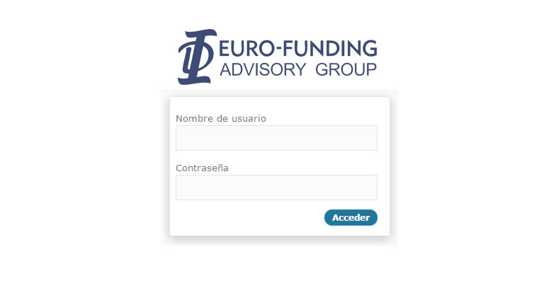 Intranet login Euro Funding